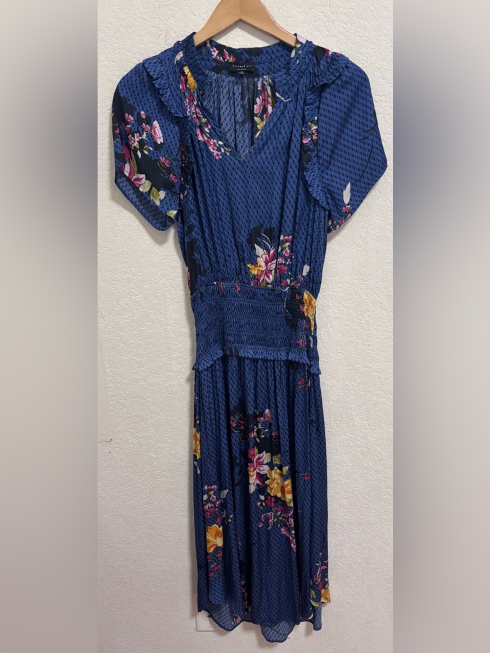 Current air floral print midi dress